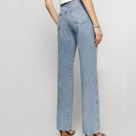 Reformation Val 90s Mid Rise Straight Jeans - Picture 3 of 14